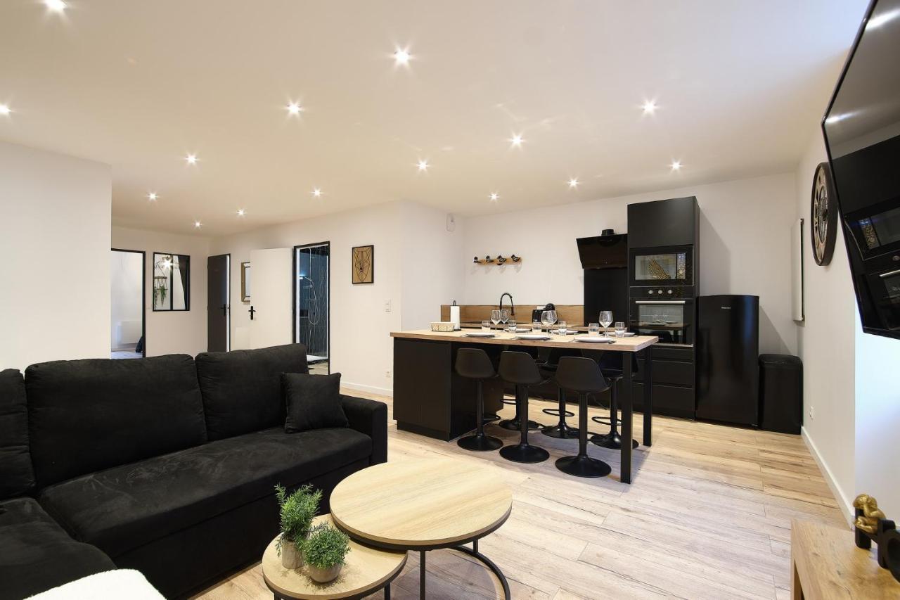 Le Contemporain Apartment Saint-Laurent-sur-Saone Luaran gambar